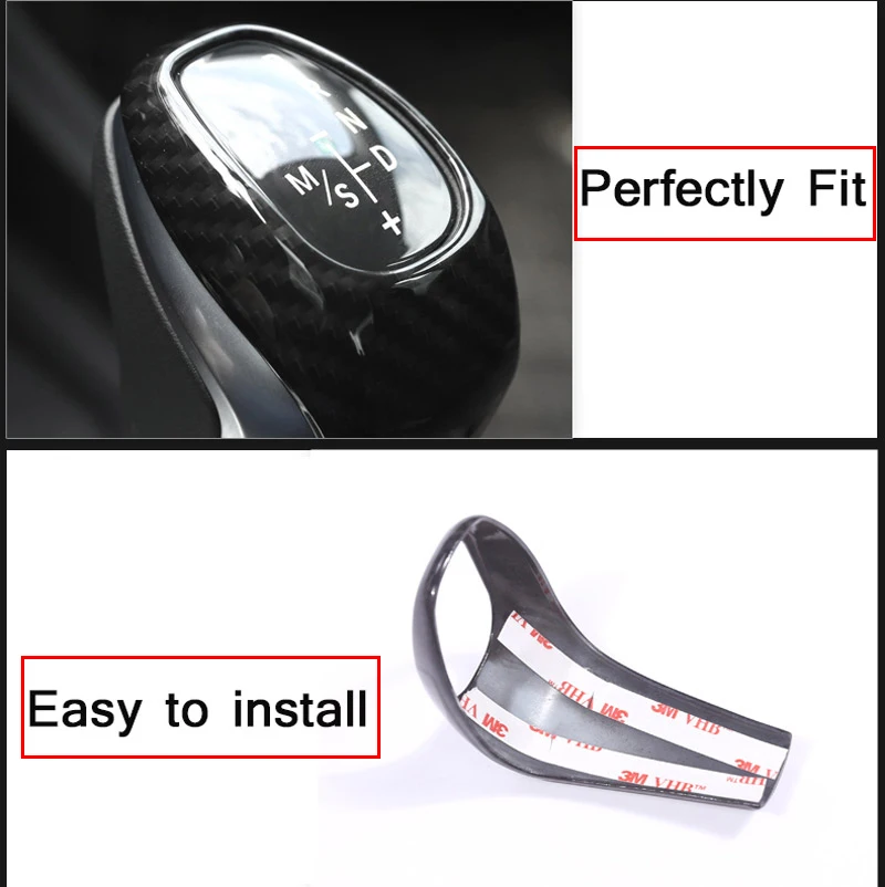 New-Carbon-Fiber-Style-ABS-Plastic-Gear-Shift-Head-Cover-Trim-For-BMW-X1-F48-2016 (4)