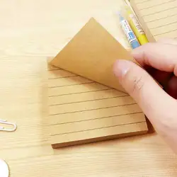 Cute Kawaii Weekly & Monthly Work Planner Book Diary for Kids - School Supplies (Kraft Message note)