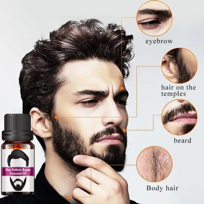 Мужской уход за бородой и фолликулом, эфирное масло, для тела, для бровей, увлажняющий, разглаживающий, горячий МДФ
