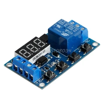 

6-30V Relay Module Switch Trigger Time Delay Circuit Timer Cycle Adjustable S08 Wholesale&DropShip