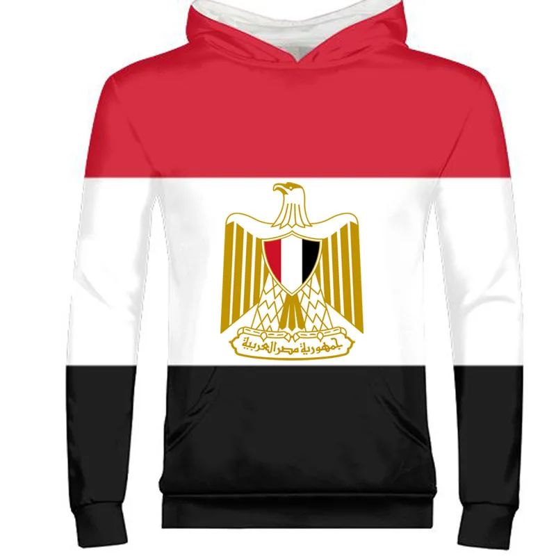 Египетский мужской Молодежный индивидуальный логотип имя номер egy пуловер Национальный флаг eg Арабская Республика египетская Страна Печать фото одежда - Цвет: 1001
