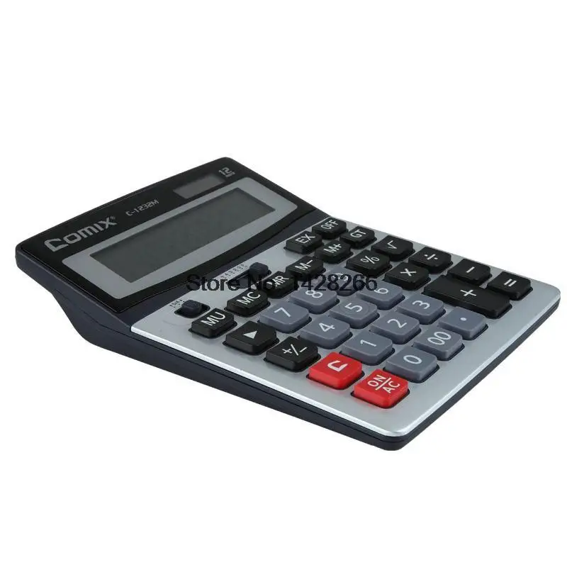 

Free Shipping Office Electronic Calculator Multifunctional Counter Dual Solar Powered Desktop Desk Digit General Calculating