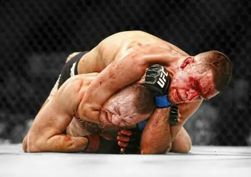 

Q2680 Posters and Prints Nate Diaz V Conor McGregor UFC 196 Fight Event Art Poster Canvas Painting Home Decor