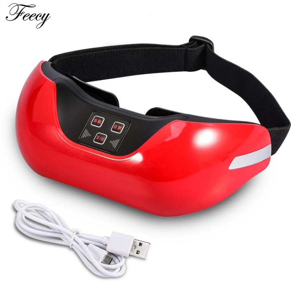 Eye Protection Instrument Tool Eye Electric Massager Green Light Acupunture Massager Fatigue Head Stress Relief Treatment Eye Protection Instrument Tool Eye Electric Massager Green Light Acupunture Massager Fatigue Head Stress Relief Treatment