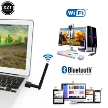 Свободный привод с USB Wifi беспроводной ПК сетевая карта 150 Мбит/с WiFi ключ миниатюрный wi-fi-адаптер с 6dBi антенной WPS один ключ шифрования