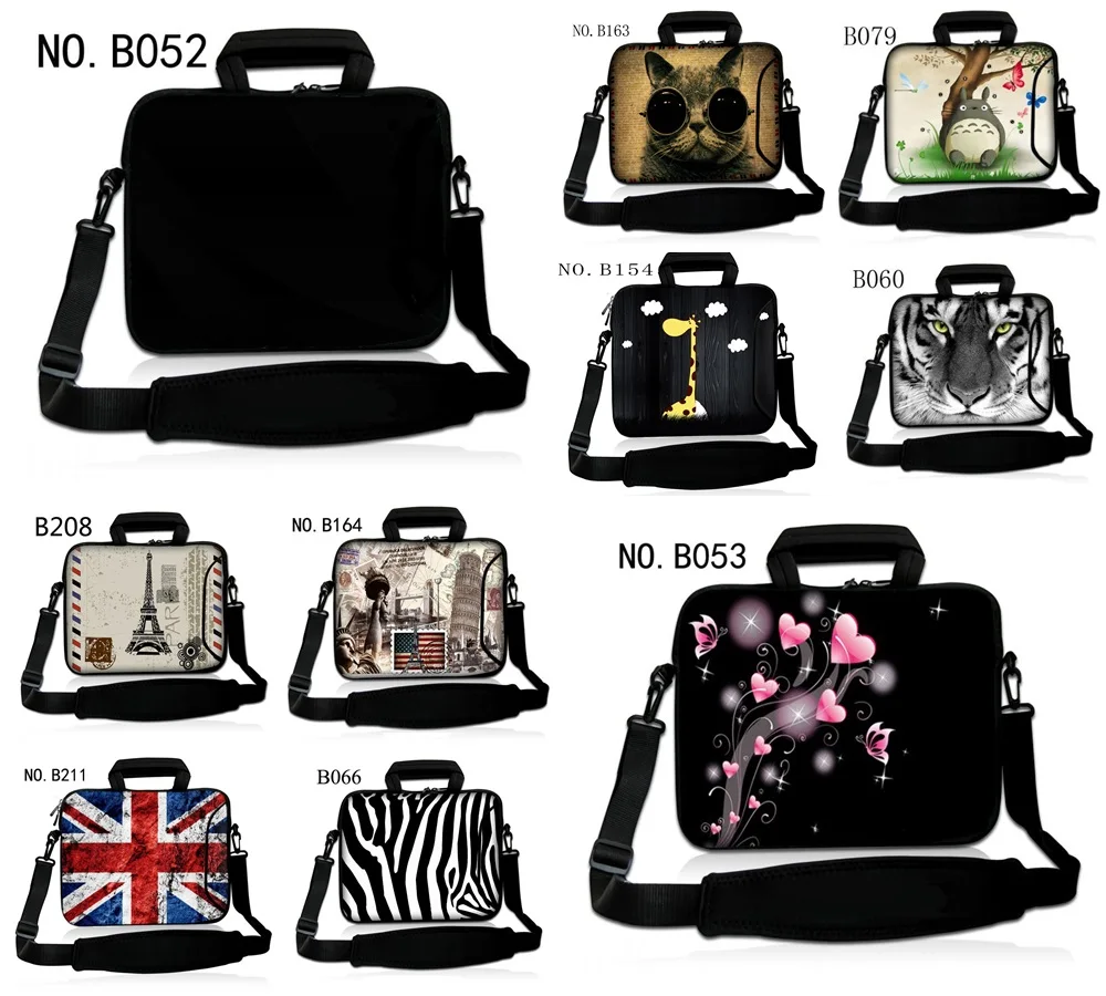 

Customizable Notebook Computer Laptop Shoulder bag case For tablet PC 9.7'' 10 11 12 13 14 15 17 inch Hide Handbag