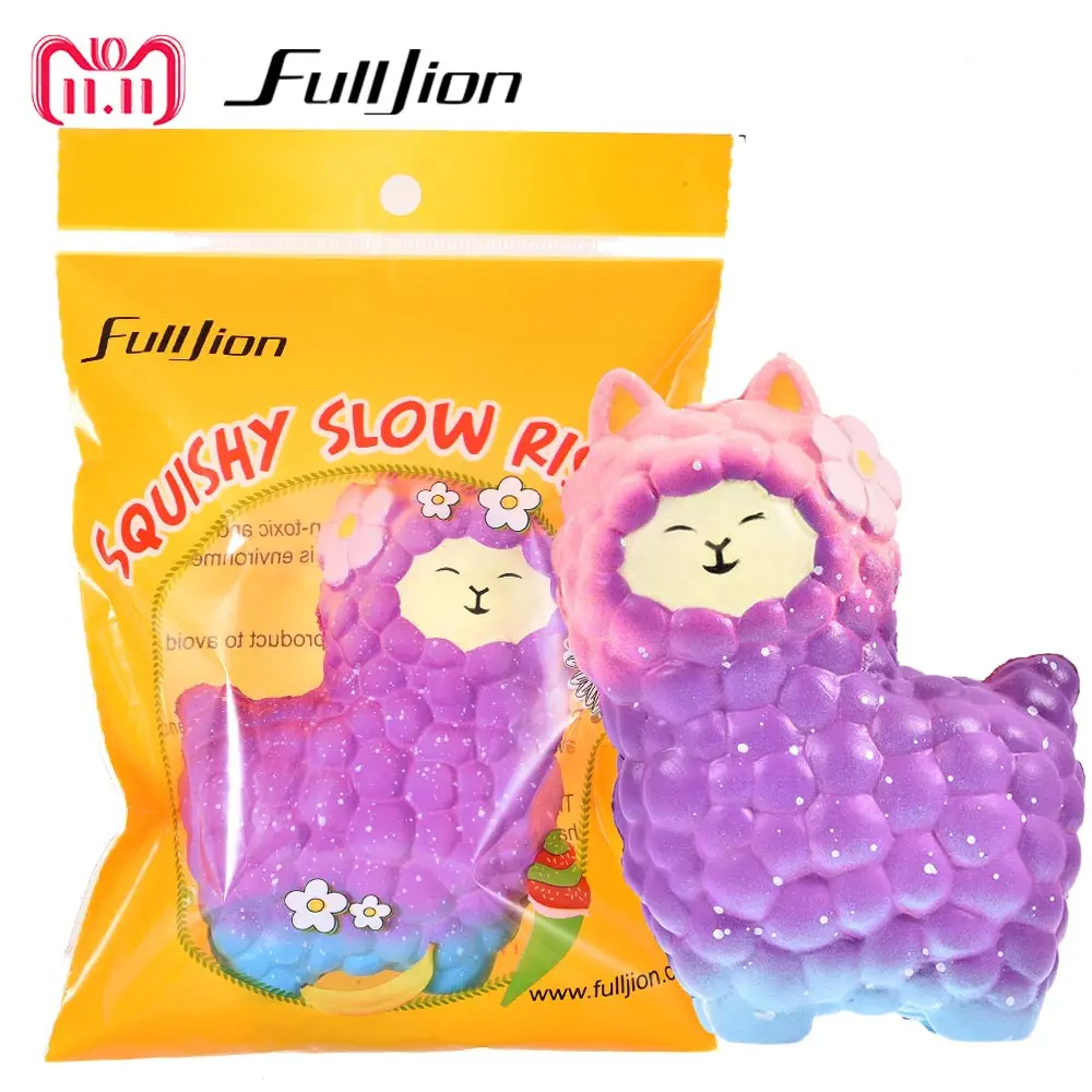 

Fulljion Squishy Sheep Alpaca Squish Toys Entertainment Antistress Squisy Novelty Gag Toys Girl Fun Gadget Surprise Popular Gift