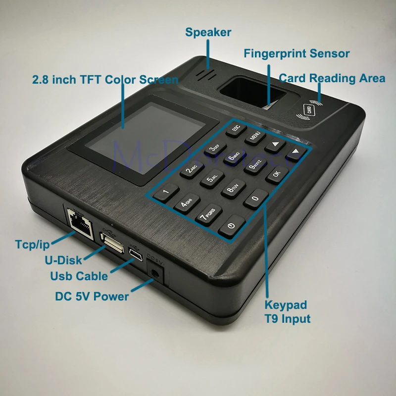 Система учета отпечатков пальцев и Rfid карт Tcp/ip|Обслуживание электрики| |