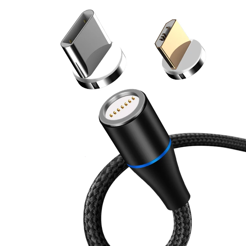 Магнитный USB кабель для Micro USB и type C супер зарядное устройство для huawei 3A Быстрая зарядка магнит зарядное устройство Micro USB usb c шнур для Xiaomi
