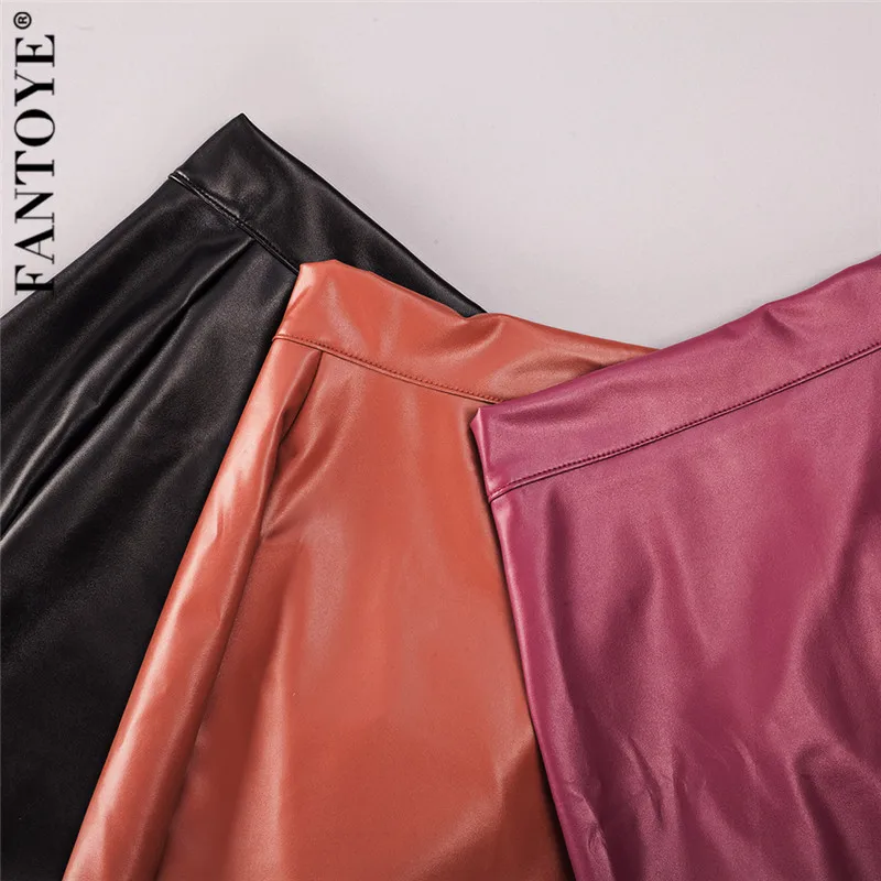 Fantoye Женская боковая юбка-карандаш на шнурке женские эластичные облегающие юбки с высокой талией разрезная сзади Женская винтажная офисная мини-юбка