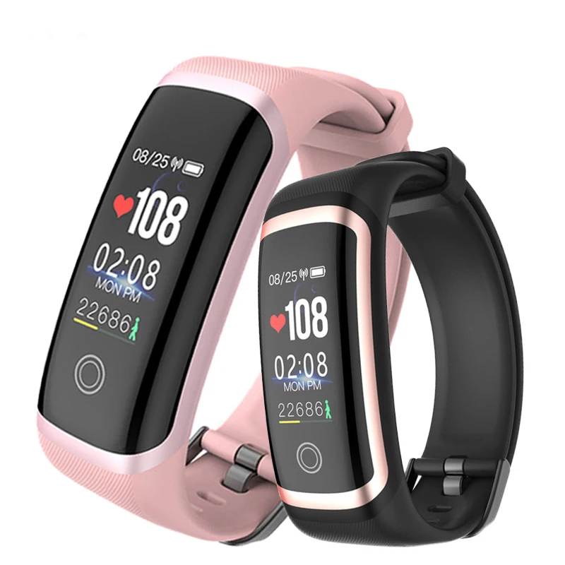 

Fitness Smart Bracelet Heart Rate Sleep Tracker Waterproof Bluetooth Call Reminder Smart Wristband for iOS Android men women