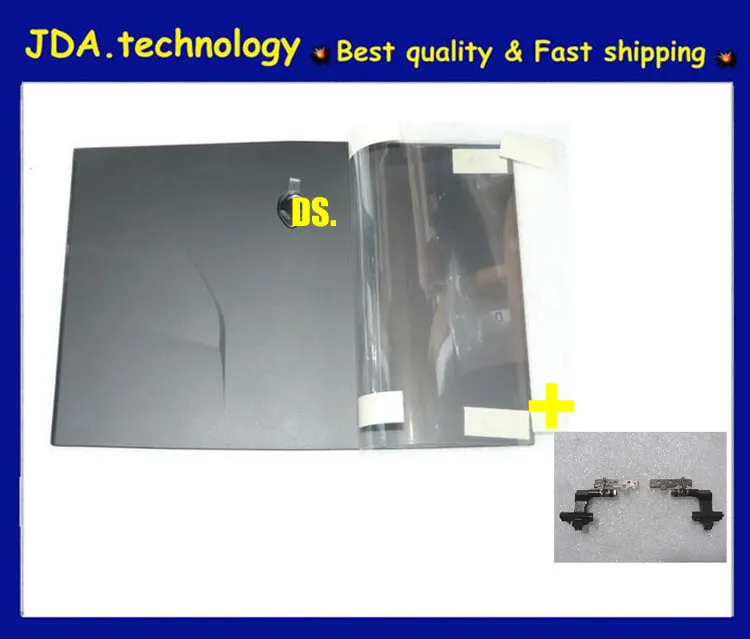 Wellendorf Новая/оригинальная задняя крышка и петли для Delll Alienware M14X R1 M14X R2 ЖК задняя крышка оболочки и петли набор, 0CNT97