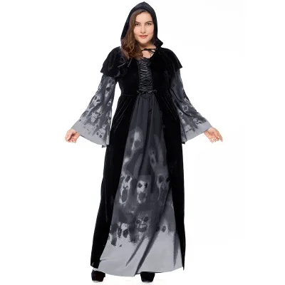 

Big /Plus size Halloween Sexy Witch Costumes Adult Women Queen Carnival Purim Party Cosplay Fancy Dress