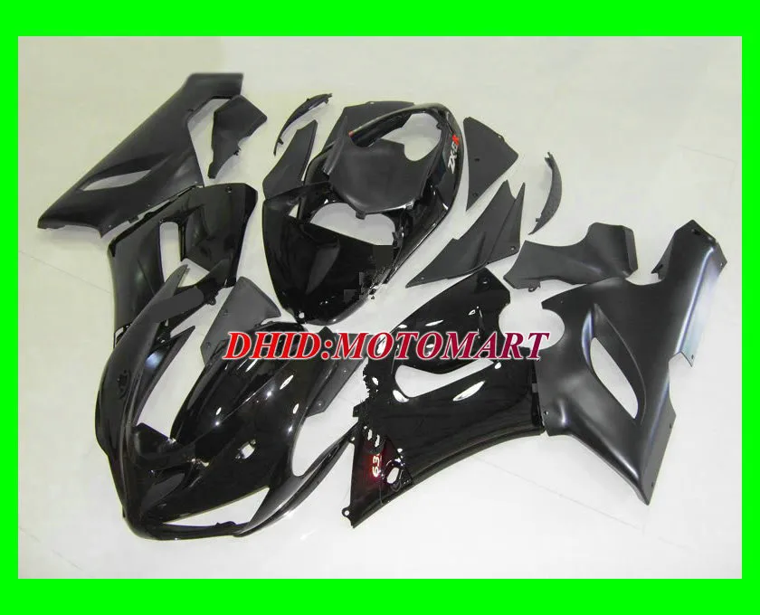 Комплект обтекателей для мотоцикла KAWASAKI Ninja ZX6R 05 06 636 2005 2006 матовые и глянцевые