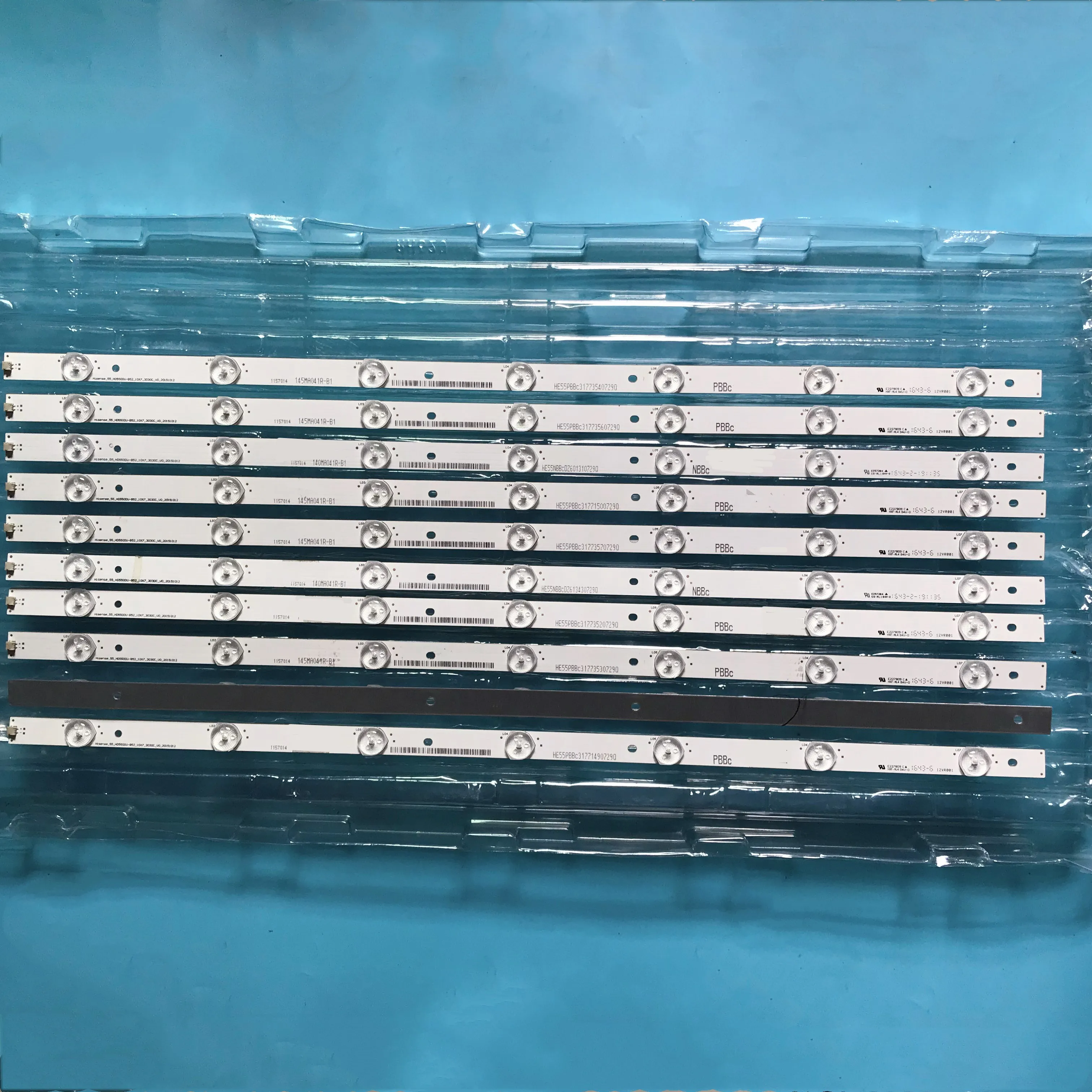 

led backlight for Hisense 55H8C LED Strip Set (10) 55 HD550DU B52 10X7 3030C V0