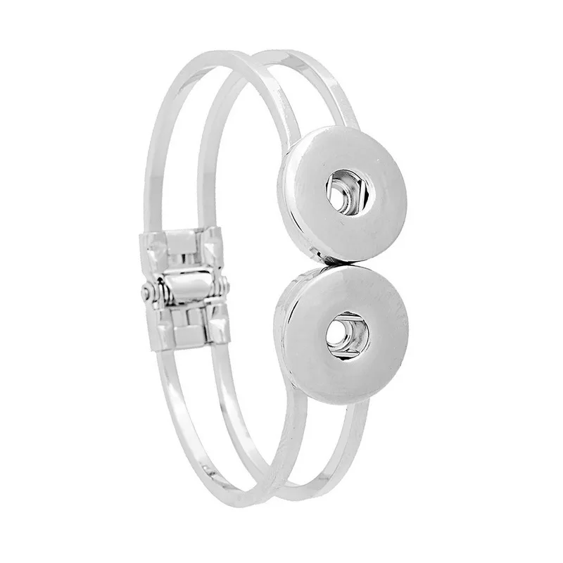 Buy Double snap buttons Cuff bangle Fashion Metal