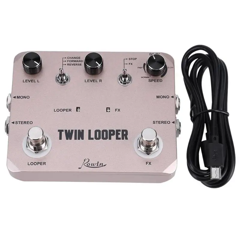 Rowin LTL 02 две гитары педаль эффектов Looper станция для электрогитары петля