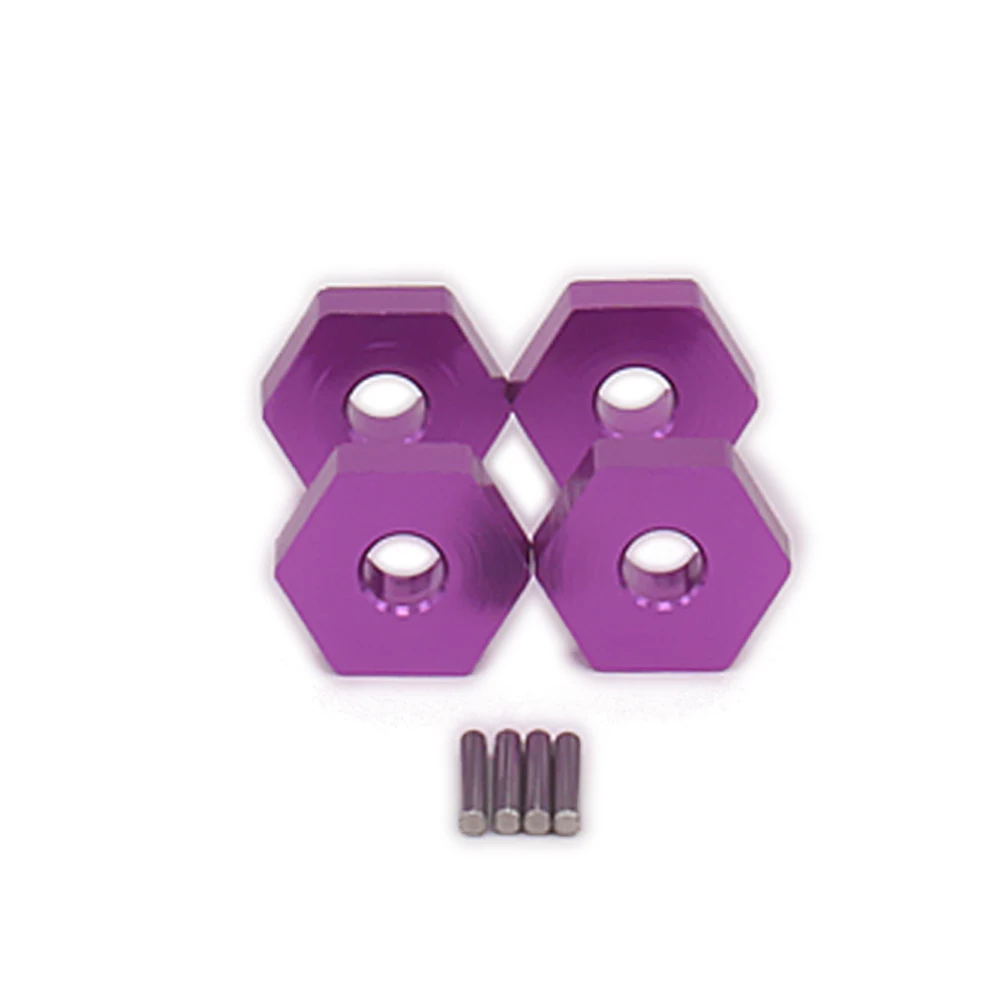 

4PCS CNC Wheel Hub Adapter For Rc Hobby Car 1/16 Traxxas Slash 7154 12mm Hex Diameter 4mm Thickness Off-Road Buggy RC Parts