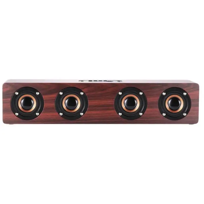 Bluetooth Speakers Stereo Subwoofer Altavoz Wooden wireless bluetooth Speaker for Home Computer, Mobile phone, TV, Audio FM