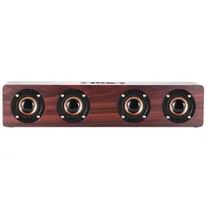 Bluetooth Speakers Stereo Subwoofer Altavoz Wooden wireless bluetooth Speaker for Home Computer, Mobile phone, TV, Audio FM