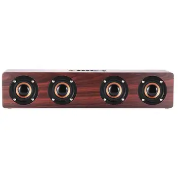

Bluetooth Speakers Stereo Subwoofer Altavoz Wooden wireless bluetooth Speaker for Home Computer, Mobile phone, TV, Audio FM