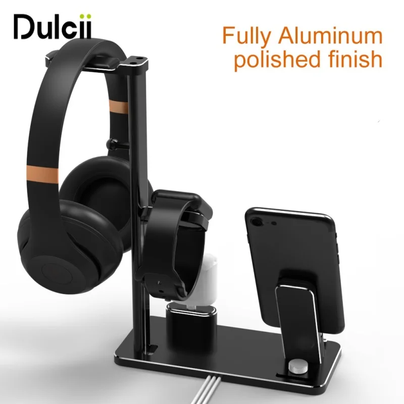DULCII Multi functional Charging Stand Holder Headphone Holder Phone