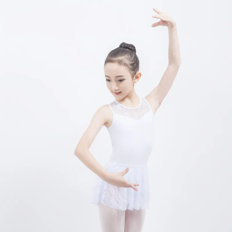 Buy White lace leotard+pull on skirts sets vest sexy