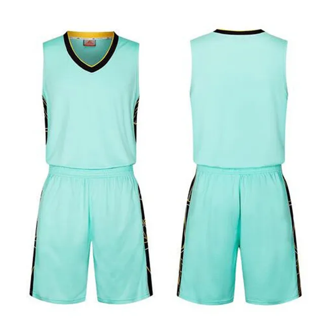 Newest design custom blank basketball jerseys Sets cheap throwback