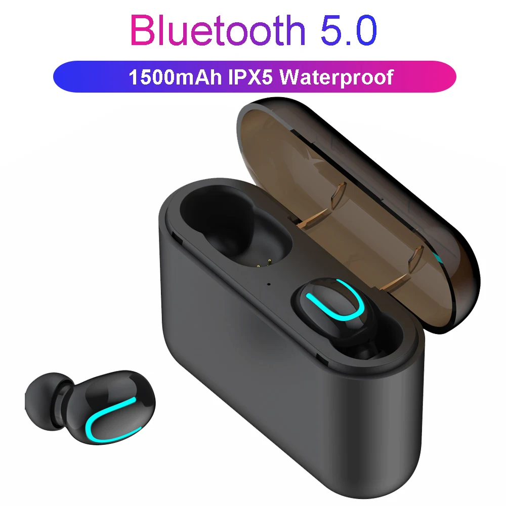 Q32 СПЦ Bluetooth 5,0 наушники True беспроводной мини стерео музыка голова громкой связи беспроводная гарнитура с микрофоном PK I12 I10