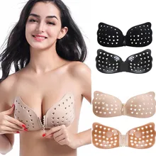 Мода для женщин и девушек, подтяжка груди, невидимый, силиконовый, пуш-ап, полый, сексуальный бюстгальтер, ночное белье для женщин