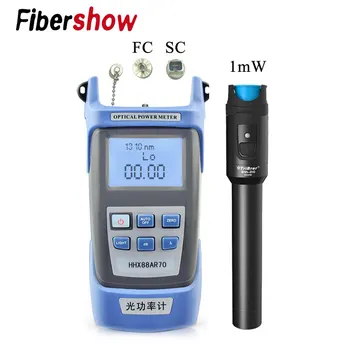 

2 In1 FTTH Fiber Optic Tool Kit Fiber Optical Power Meter OTDR -70 + 10dBm and 5km 1mW Visual Fault Locator Fiber optic test pen