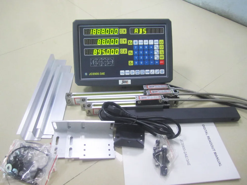 

NEW DRO 3 Axis digital readout with high precision linear scale / linear encoder