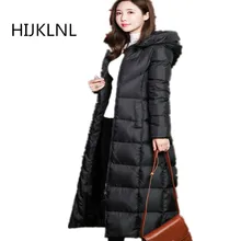 2019 New Women's Winter Down Jacket Long Paragraph Over The Knee Outer Slim Hooded Thick Warm OUTERWEAR Tq011 цена 2019 New Women's Winter Down Jacket Long Paragraph Over The Knee Outer Slim Hooded Thick Warm OUTERWEAR Tq011 цены онлайн