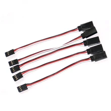 500pcs lot 10cm 100mm Futaba male to female servo extension cable wiring Futaba JR cable for