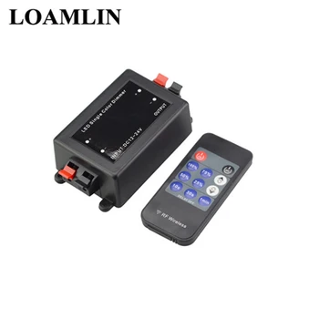 

LED Monotone LED Wireless Controller 11-Button RF Wireless Dimmer DC12V-24V Suitable for 5050 3528 3014 Monochrome LED Strip