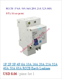 3 P 63A 220 V/230 V 50/60 HZ din-рейку бытовой ac модульная контактор 16A 25A 32A 63A 100A