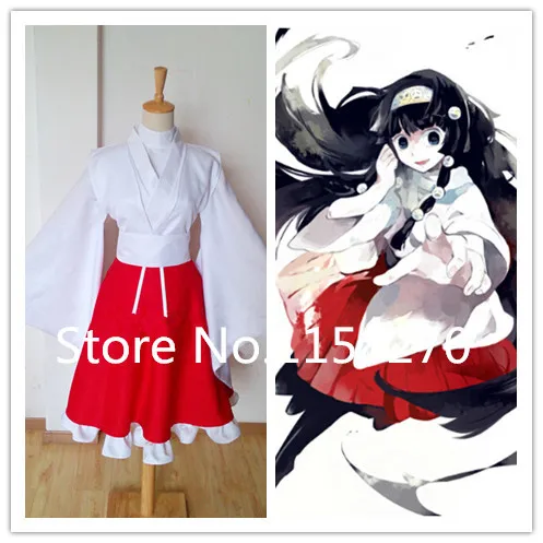 

Free Shipping Hunter x Hunter Alluka Zoldyck Aruka Red Kimono Cosplay Costume