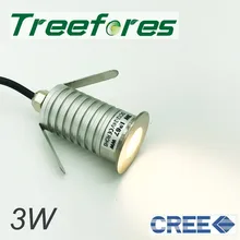 3 Вт 12 вольт мини Диммируемый светодиодный светильник D30mm 80Ra CREE Точечный светильник ing для наружного сада свет для сауны IP67 12В
