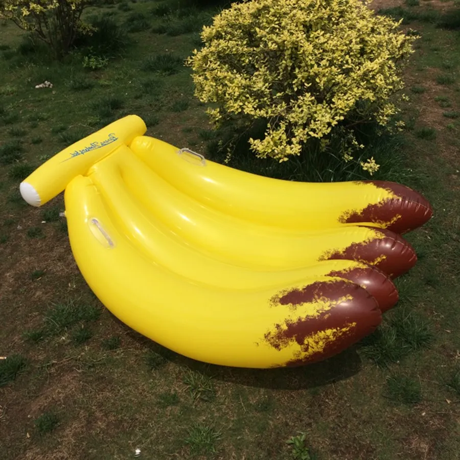 Inflatable Banana Pool Float 155cm Swimming Pool Ring Summer Inflatable