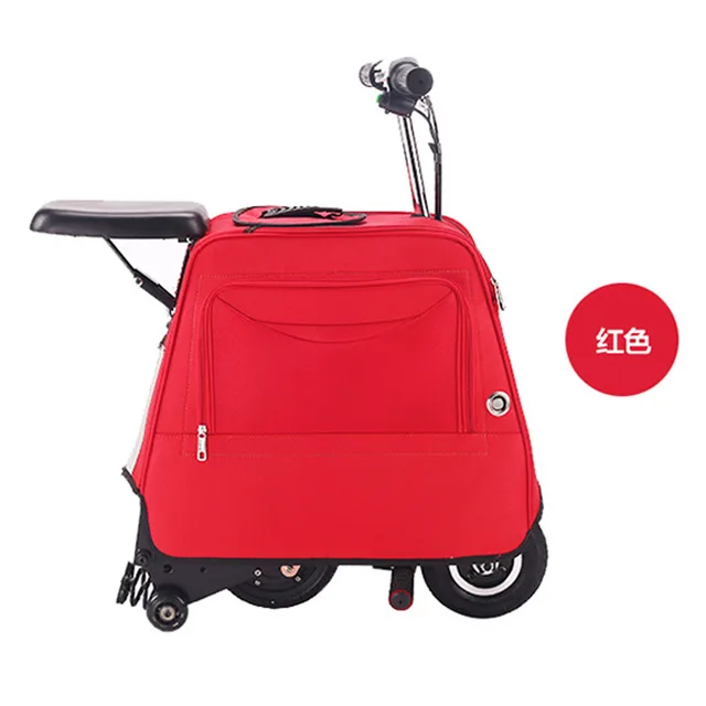 Foldable Multifunctional Scooter Suitcase with Handbag Wheels for