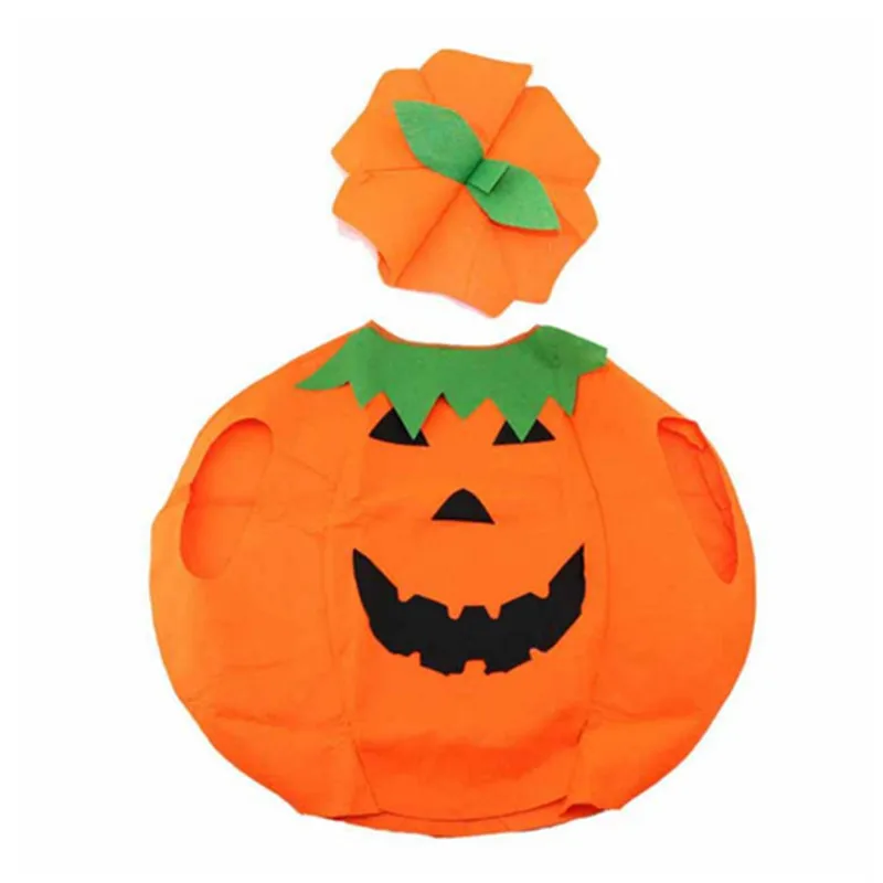

Halloween Suit Pumpkin Clothes Perfamance Cloth Party Pumpkin Costume Hat Cap Adult Kid Child Parent-kin Cloth Cosplay