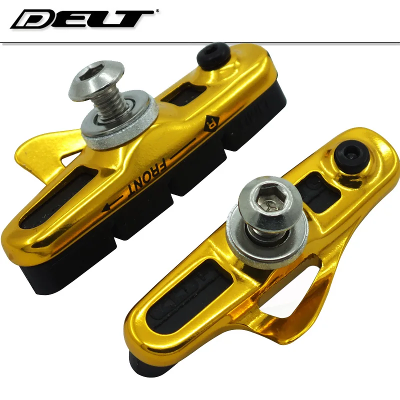 

1Pairs For Shimano 105 cycling Bike Bicycle C/Vbrakes pads shoes friction pads 55mm silver gold red black blue