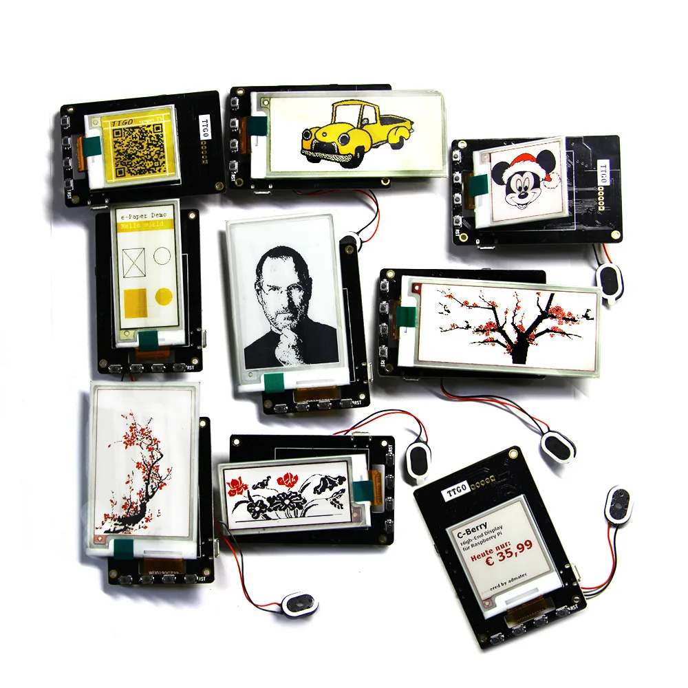TTGO t5 T5S v1.0 Wifi Bluetooth беспроводной модуль база ESP 32 esp32 желтый дисплей электронная