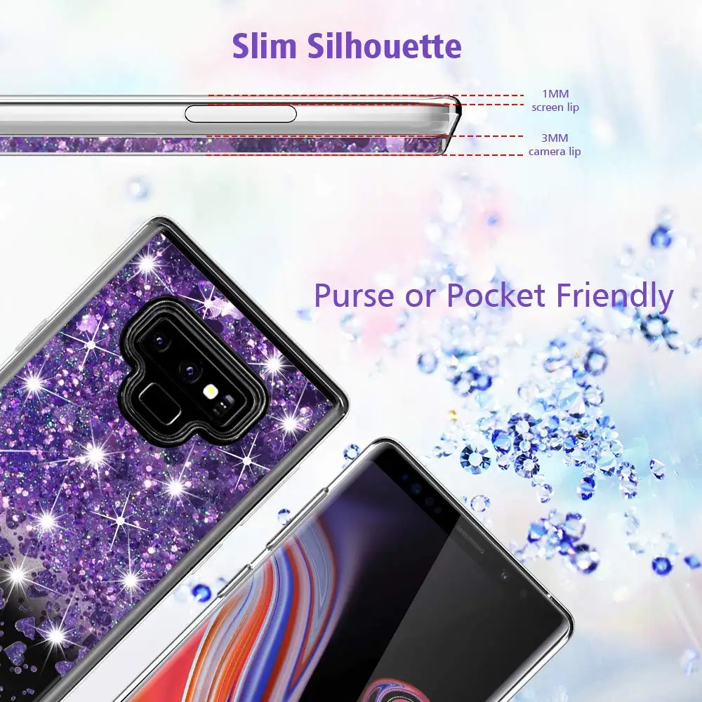Liquid Glitter Case For Coque Samsung Galaxy Note 9 8 Case Soft Silicone TPU Phone Cases For Samsung Galaxy S9 S8 Plus Note 9 8  (7)