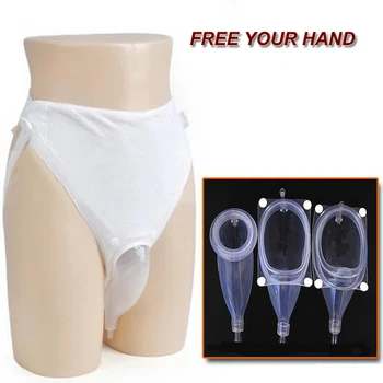 

Male / Female Urine Bag Urine Collection Set Breathable Urinal Spill Proof Bag For Urine Incontinence