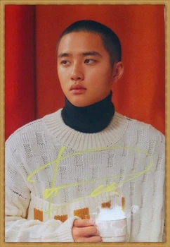 

hand signed EXO D.O. Doh Kyungsoo autographed photo 6 inches free shipping K-POP 022018