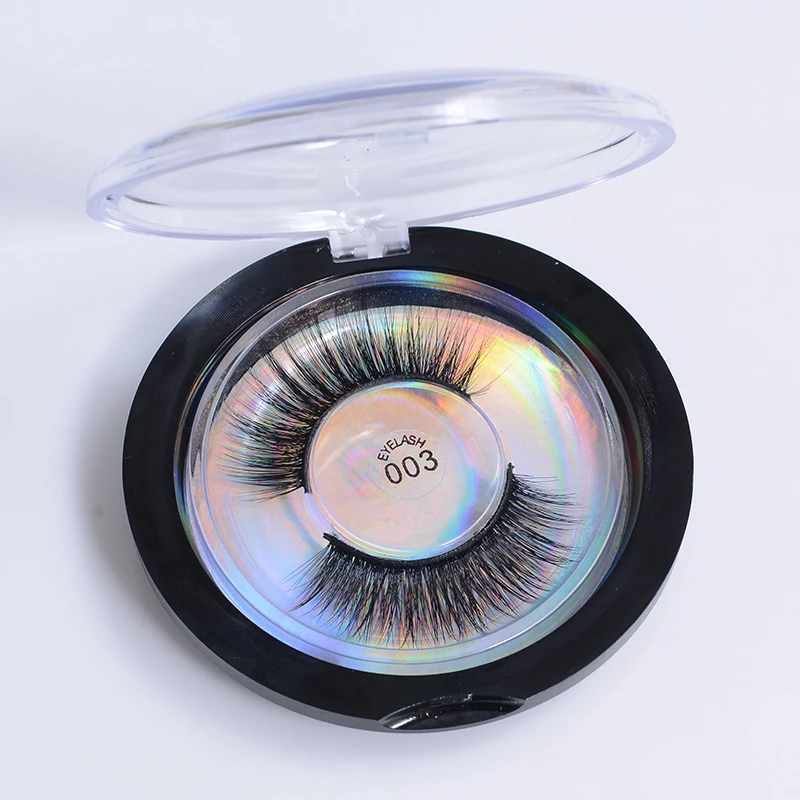 3D Silk Protein False Eyelashes Long Lasting Lashes Natural Glitter 1