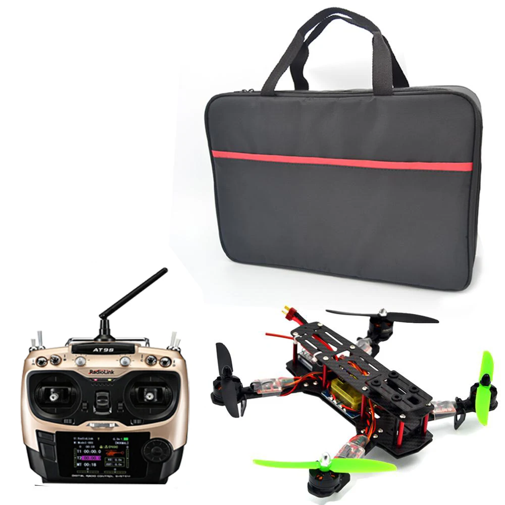 FPV рама гонки + CC3D Контроллер полета MT2204 2300KV двигатель Simonk fpv12A ESC 5030 пропеллер AT9 QAV