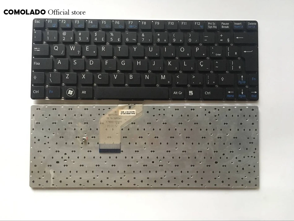 

BR Brazil keyboard for SONY SVE11 sve111 SVE1113 SVE1112 Black color with black frame Laptop keyboard BR Layout