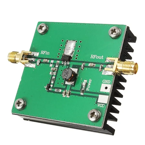 

DC 5 - 7.2V 1 - 2A 433MHz 5W RF Power Amplifier for for 380-450MHz Remote Transmitter Broadband RF Low Noise Amplifier Module